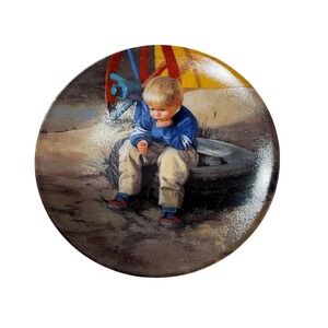 Donald Zolan The Thinker Miniature Plate Pemberton & Oakes 1991 Numbered 518 G